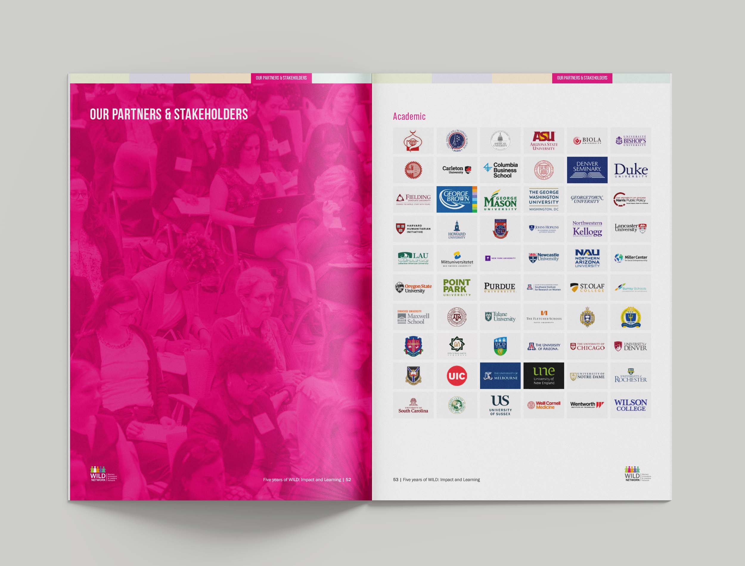 Mockup of WILD report