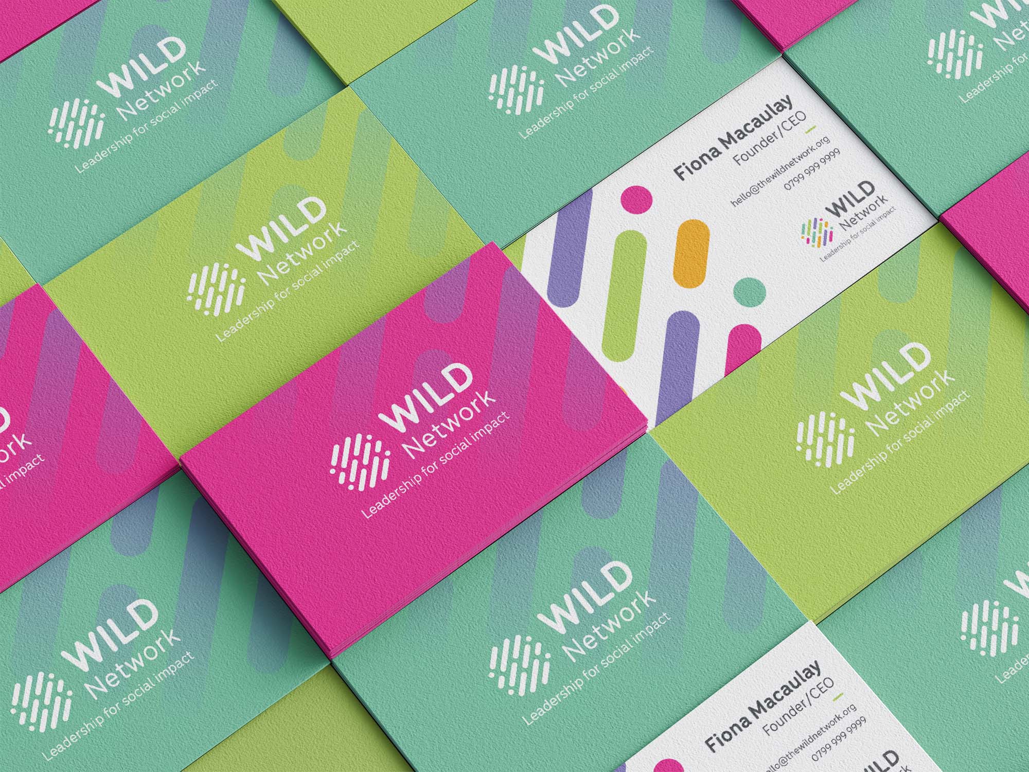 WILD network business cards