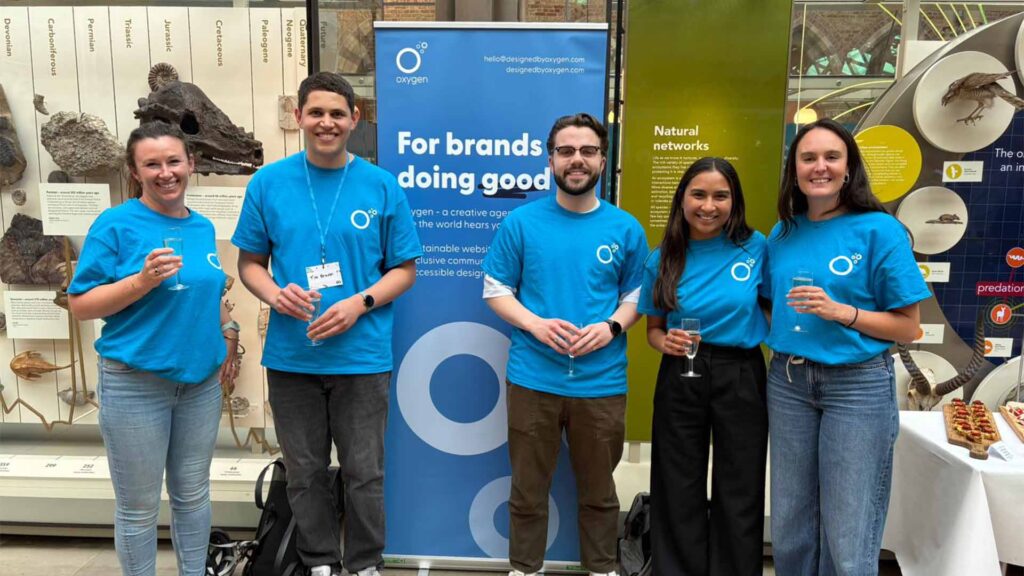 Oxygen team at the Climate solutions conference