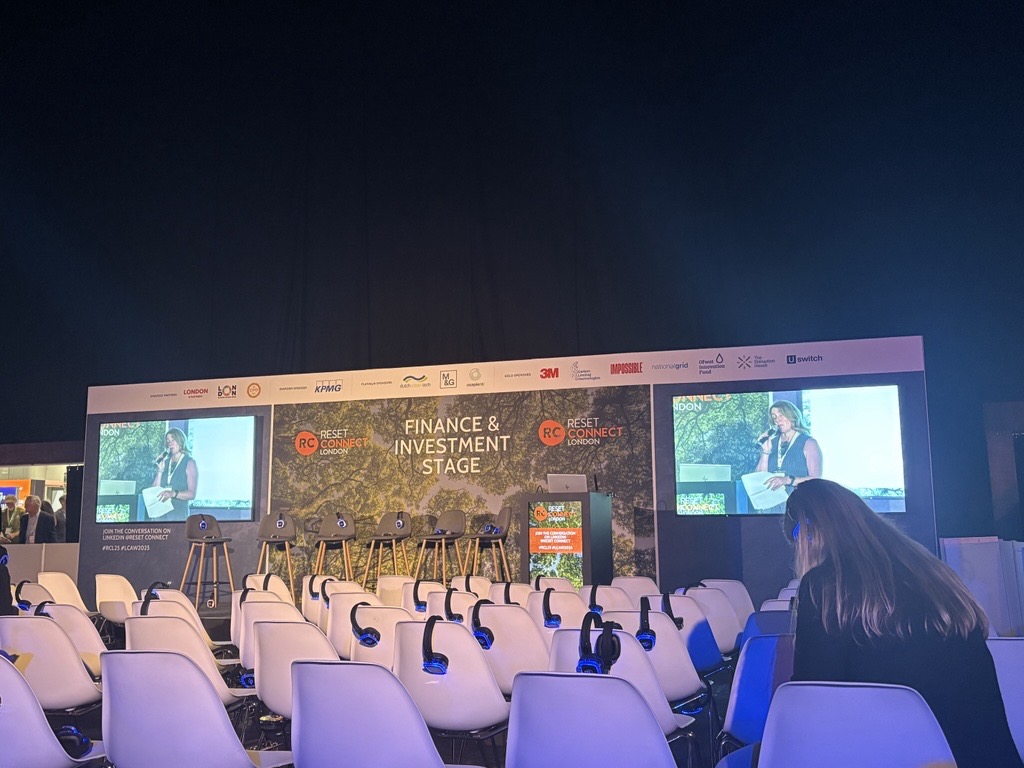 Finance & investments stage at Reset Connect