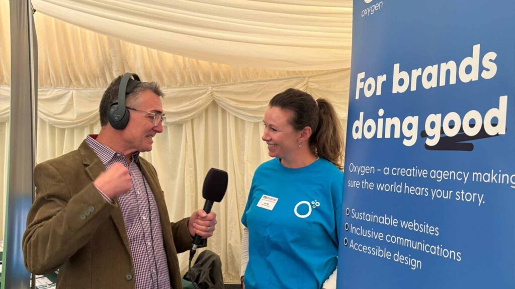 Suzie speaking at South West Charity Expo